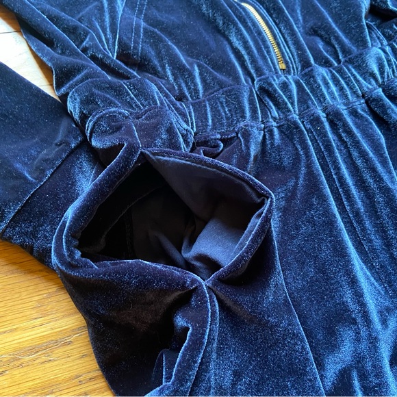 Fabletics Navy Velour Jumpsuit - Picture 9 of 10
